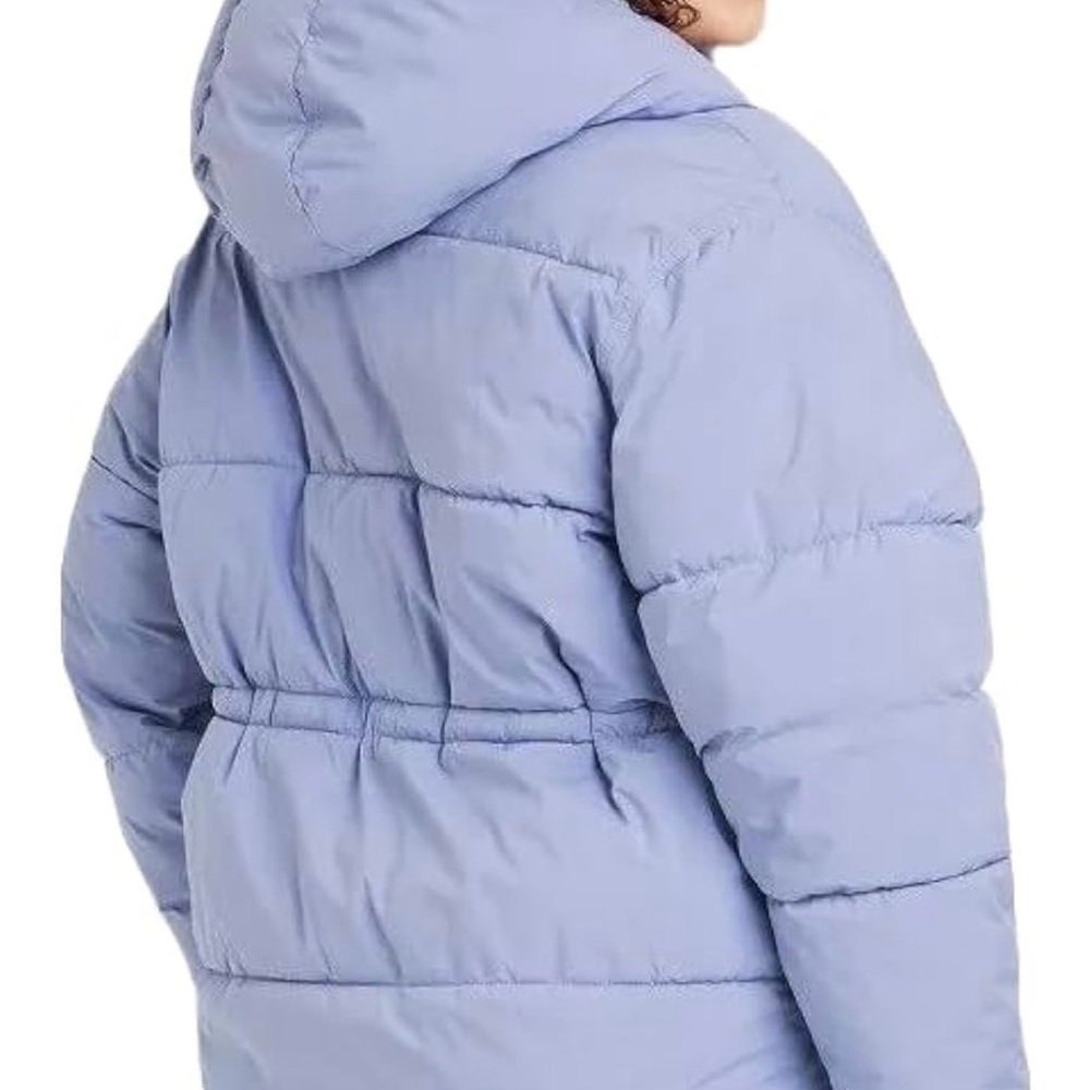 Universal Thread Light Blue Puffer Jacket - Picture 2 of 3